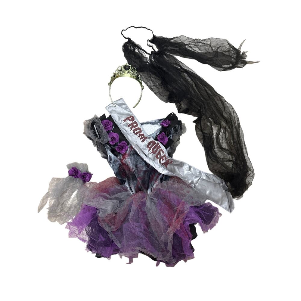 Bloody prom queen halloween costume women's size Medium never been worn